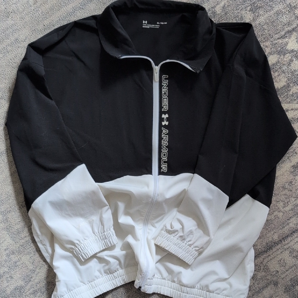 Under Armour Black and White Jacket